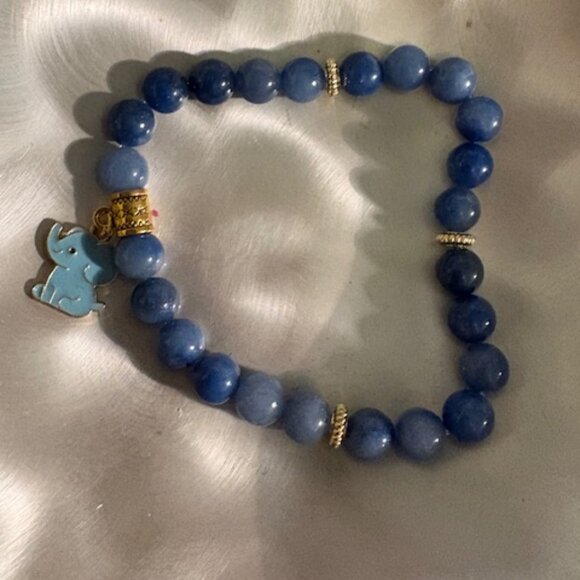 Blue Elephant Harmony Bracelet - Picture 1 of 6